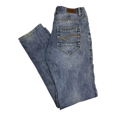 Lee Cooper Jeans Men’s W34 L34 Slim Leg Denim Blue Mid Wash Zip Fly Vintage - Image 1 of 4