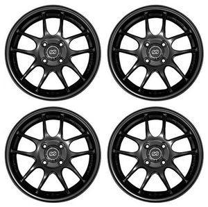 Set of 4 ENKEI Genuine PF01 16x6.5 +53 4x100 MBK from Japan - Picture 1 of 6