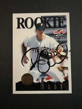Rich Aude Signed 1995 Score Summit Card Auto Pittsburgh Pirates Autograph COA