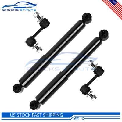 4 PCS For 2006-2014 Kia Sedona Rear Shocks Struts W/ Coil Springs Sway Bar Links - Изображение 1 из 4
