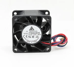 Delta FFB0624EHE 6038 60mm 6cm DC 24V 0,57A custodia assiale ventola di raffreddamento - Foto 1 di 3