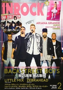 Gebrauchtes INROCK Cover Backstreet Boys 2019 Februar Musikmagazin Buch aus Japan - Bild 1 von 1