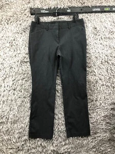 Xhilaration Gray Slack Pants Size 13 Juniors Mid Rise Straight Leg - Picture 1 of 12