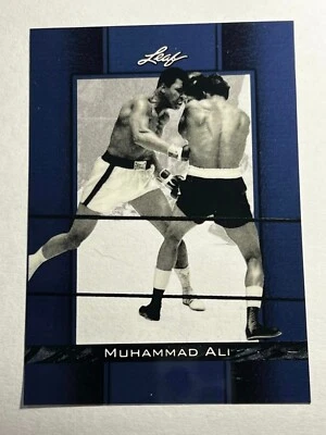 2010 Leaf Metal Blue Prismatic Muhammad Ali  MISSING #/25 PLASTIC PROOF #94 - Image 1 of 2