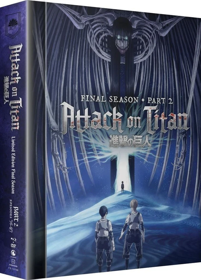 Blu-Ray Nuovo - Attack On Titan Final Season Part 2 Limited Edition (Blu-Ray+Dvd - Immagine 1 di 1