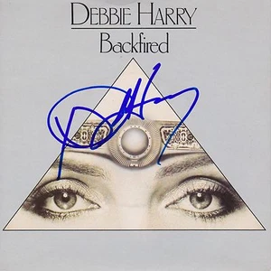 Debbie Harry signed Backfired 7" lp Blondie - Picture 1 of 2