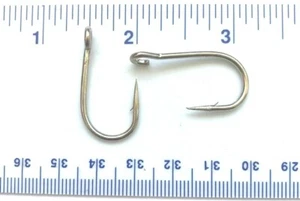 100 anzuelos de pesca 6X Streng GT 9171 niquelados ojos abiertos talla 1 - Imagen 1 de 1