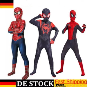 Spiderman Kostüm Kinder Marvel Spider-man Overall Jumpsuit Spielanzug Cosplay*🔥 - Bild 1 von 32
