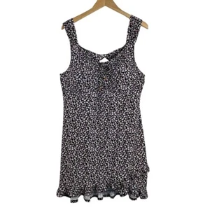 Mujer Sin Límites XXXL Ditsy Vestido Floral Mini Dobladillo con Volantes Cerradura - Imagen 1 de 5