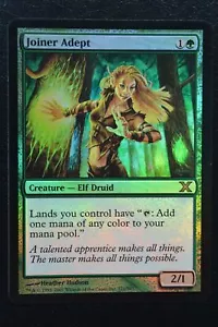 Magic The Gathering MTG JOINER ADEPT FOIL 10th Edition LP Lightly Played - Bild 1 von 2