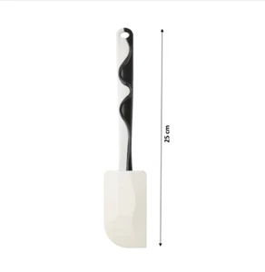 IKEA Silicone Rubber Spatula Black/White NEW - Picture 1 of 3