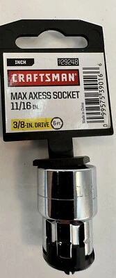 BRAND NEW   929248  CRAFTSMAN  Max Axess 3/8" Drive,  11/16 in  socket - Image 1 of 3