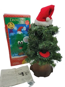 Gemmy Dancing Douglas Fir Singing Animated Xmas Tree 20" with Box No AC adapter - Picture 1 of 7