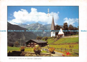 D024914 Wengen 1276 m im Berner Oberland. Schweiz. A. Baumann. Rud. Suter AG. No - Picture 1 of 4