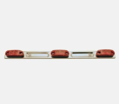 Pilot Automotive Red 15.75" Stainless Steel LED Light Bar - NV-5102R - Image 1 of 4
