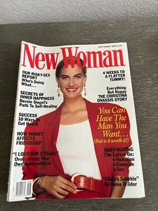 NEW WOMAN Magazine SEPTEMBER 1989 CHRIS JAMISON Cover MARY CARILLO FASHION - Picture 1 of 3