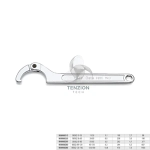 Chiave A Settore Articolate Con Nasello Quadro Per Ghiere - Beta 99SQ - Picture 1 of 2