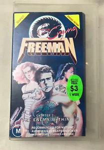 Crying Freeman Part 2 Sci-fi VHS - Picture 1 of 6