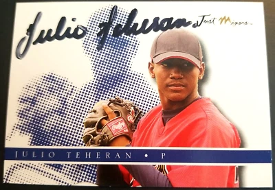 Julio Teheran Atlanta Braves 2008 Just Minors Autographed Baseball Card  - Image 1 of 2
