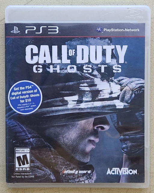 Jogo Call Of Duty Ghosts Prestige Edition Ps3 + Câmera Tática HD 1080p USB