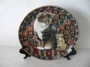 CATS AROUND THE WORLD PLATE - MALTEAZER IN PERU - DANBURY MINT - Picture 1 of 2