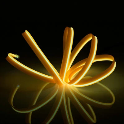 1M - 5M LED Flexible EL Wire Neon Glow String Strip Rope Light Dance Party Decor - Image 1 of 4