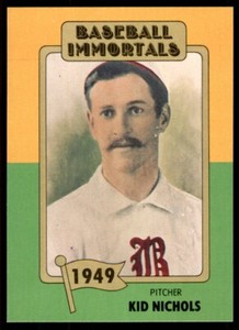 1980 SSPC HOF - 1ST PRINTING - #58 KID NICHOLS BOSTON BEANEATERS