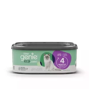 Litter Genie Eco Jumbo Refill Compostable Cats Litter Waste Disposal Bags - Picture 1 of 3
