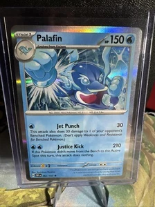 Palafin 062/198 Kosmos Holo BLISTER EXCLUSIVE Pokemon TCG S&V Obsidian Flammen NM - Bild 1 von 3