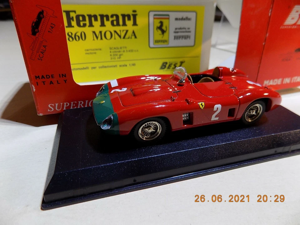 2 BEST 1:43. -  2 FERRARI - Imagen 1 de 4