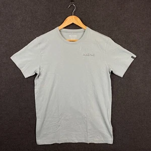 Macpac Mens T-Shirt Green Graphic Print Short Sleeve Organic Cotton Crew Neck - Picture 1 of 24