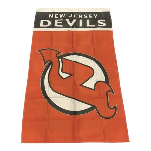 New Jersey Devils Flag 3x5ft Banner Polyester Ice Hockey Stanley Cup Cover