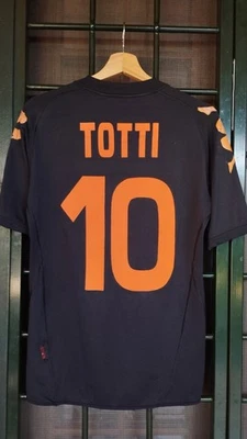 Maglia AS Roma 2007 2008 Totti Kappa Originale Tg M Vintage Made in Italy Shirt - Immagine 1 di 4