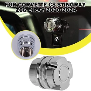 For Corvette Stingray Z06 E-Ray C8 2020-2024 Chrome Volume Dial Rotary Knob - Picture 1 of 15