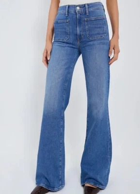 Jeans Emerson Fry Twin Doves Treasure Bell Acampanados Denim Azul Talla 27 Nuevos con Etiquetas Foto 1 de 4