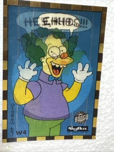 THE SIMPSONS Series 2 - Wiggle Chase Card #W4 - KRUSTY - Skybox 1994 Lenticular - Picture 1 of 4