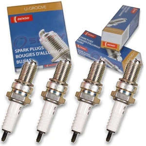 4 pc Denso Standard U-Groove Spark Plug for Honda CB750A Automatic 1976-1978 gu - Picture 1 of 5