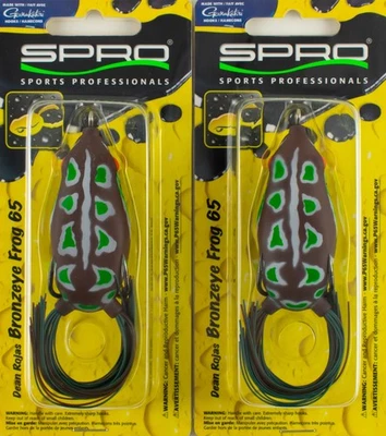 (LOTE DE 2) RANA SPRO BRONZEYE 65 5/8 OZ SBEF65CMFG CAMUFLAJE BN2110 Foto 1 de 3