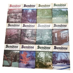 Vtg 40th Year Sunshine Magazine Complete 1963 Set Jan-Dec Lot of 12 Easy to Read - Picture 1 of 7