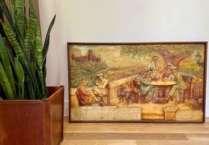 Vintage 1930s Blatz Beer Milwaukee Brewing Heidelberg Plaster L Advertising Sign - Picture 1 of 7