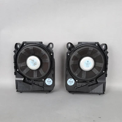 Par de subwoofers de altavoces de piso BMW 328i 335i M3 X1 2008-2013 65139143 OEM usados Foto 1 de 4