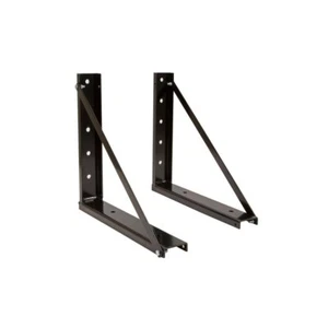 Buyers Product 18x18" Bolted Black Formed Steel Mounting Brackets - Bild 1 von 4