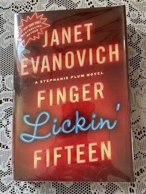 Signed 1st Edition, Finger licking Fifteen  by Janet Evanovich, 2009 Hardcover Foto 1 de 4