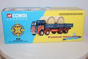 Corgi Classics 1997 #10102 ERF V 8 Wheel Dropside Lorry + Reels "Gwynne Bowen" - Picture 1 of 11