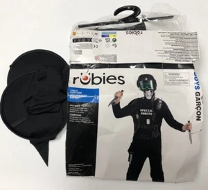 Rubies 286764 Kids Black Team 6 Costume Large - Picture 1 of 2