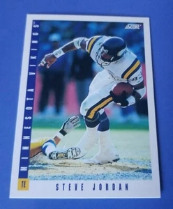 1993 Score Football #340 Steve Jordan - Minnesota Vikings - Bild 1 von 2