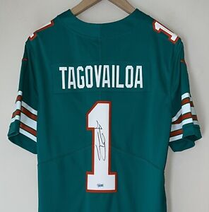Tua Tagovailoa Miami Dolphins Fanatics Authentic Autographed Nike Limited Jersey