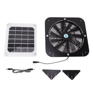 Solar Exhaust Fan 100W Solar Panel with 13.5inch Fan Waterproof Solar - Picture 1 of 12