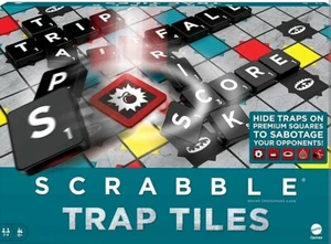Scrabble Trap Tiles New Family Board Game Mattel Ages 10+ - Picture 1 of 6