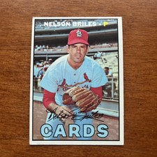 1967 Topps #404 Nelson Briles - St Louis. Cardinals